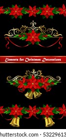 Christmas set elements for your designs