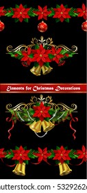 Christmas set elements for your designs