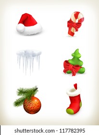 Christmas set, vector