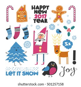 Christmas set for your cards