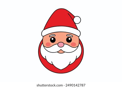 Christmas Shanta claws icon vector illustration. 