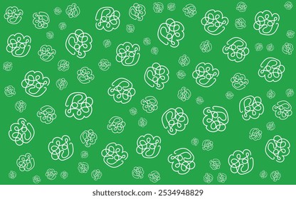 Christmas Shape Abstract background in flat style