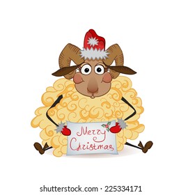 Christmas sheep