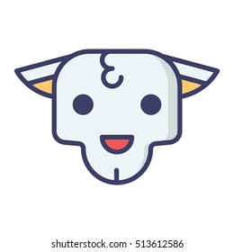 Christmas Sheep Icon