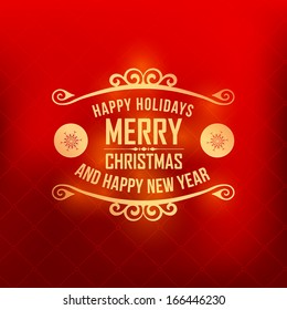 Christmas Shine Badge, Banners, Cards Vector Design