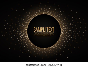 Christmas shining bokeh isolated on transparent background. Christmas concept. Vector EPS10