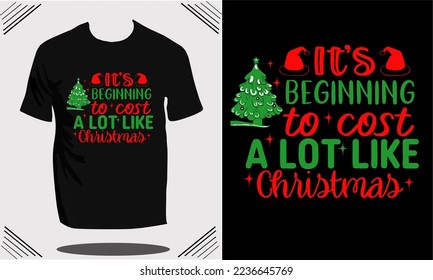 Christmas Shirt Design or Vector and Typography quotes design