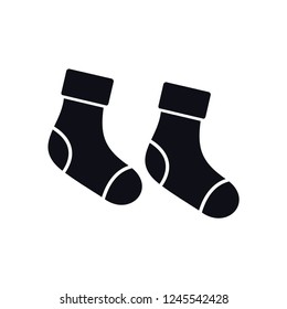 Christmas shock icon flat trendy vector logo template
