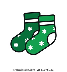 Christmas shock icon vector basic design simple and modern concept graphic