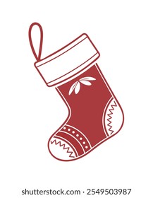 Christmas shock icon vector illustration 