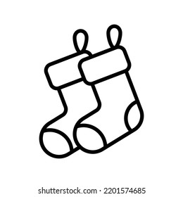 Weihnachtsschocks Symbol, Vektordesign-Vorlage auf weißem Hintergrund