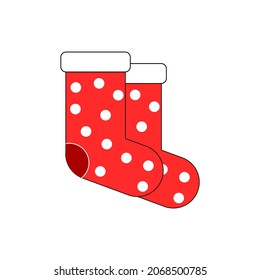La Navidad sorprende a un simple clipart. Impacta vector.