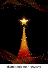Christmas shooting star