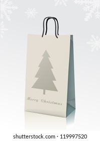 Christmas shopping bag