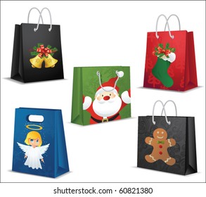 christmas shopping bags