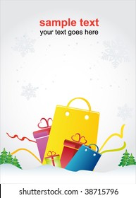 afiche comercial de navidad