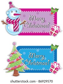 Christmas sign board (Set1)