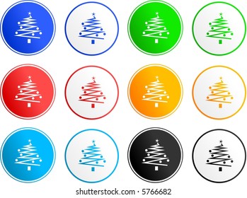 Christmas sign icons