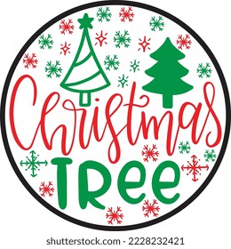 Christmas sign SVG Design SVG Cut File download EPS file