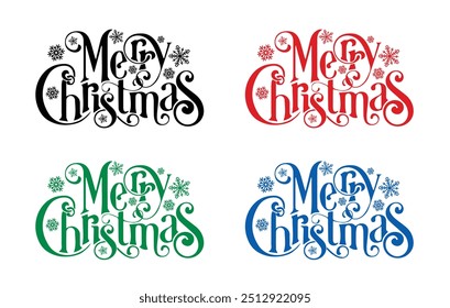 Christmas Signs, Colorful Merry Chrimast Text, Christmas Home Decorations, Wall Decorations, Holiday Signs, Christmas Signs, Christmas Designs for Living Room