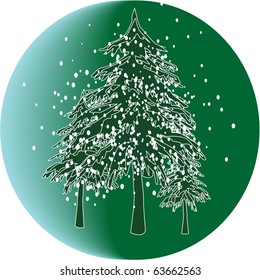 Christmas silhouette