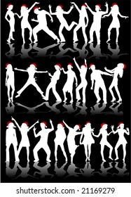 Christmas Silhouettes - boys girls