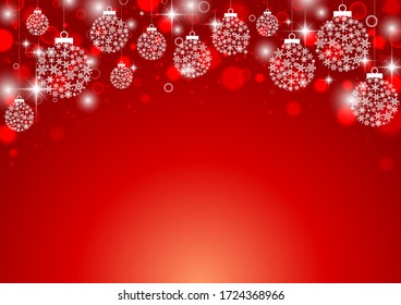 Christmas simple ornament simple background