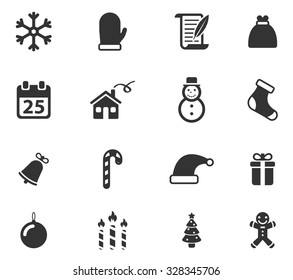 Christmas simply symbol for web icons
