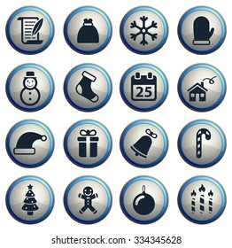 Christmas simply symbol for web icons