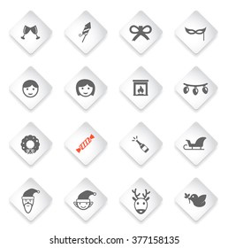 Christmas simply symbol for web icons and user interface