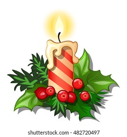 Christmas sketch. Sample of the poster, invitation and other cards. Vector illustration.