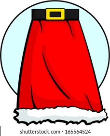 christmas skirt with belt