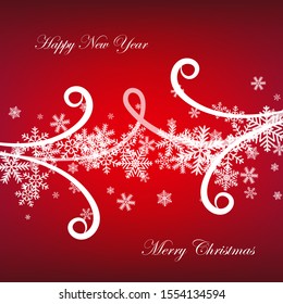 
Christmas snow abstract background. Holiday Poster Design