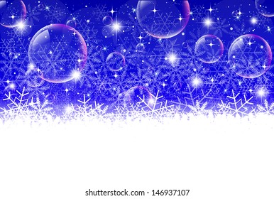 Christmas snow background