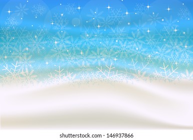 Christmas snow background