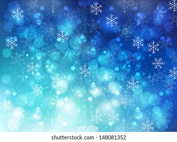 Christmas snow background