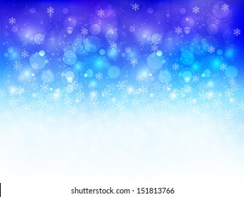 Christmas snow background
