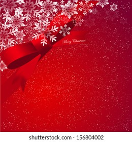 Christmas snow background