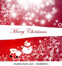 Christmas snow background