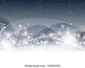 Christmas snow background