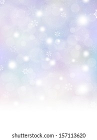 Christmas snow background