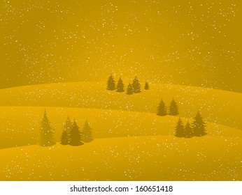 Christmas snow background