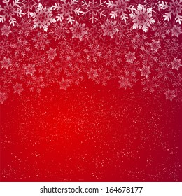 Christmas snow background