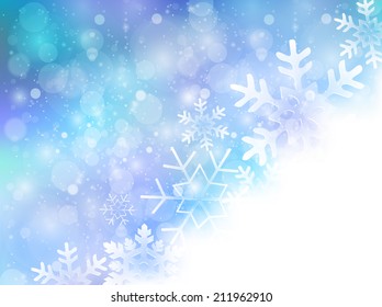 Christmas snow background