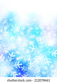 Christmas snow background
