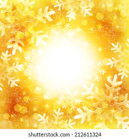 Christmas snow background