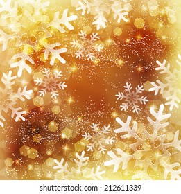 Christmas snow background