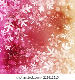 Christmas snow background