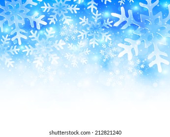 Christmas snow background