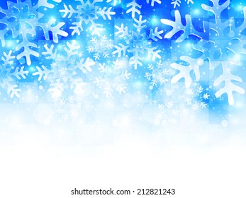 Christmas snow background